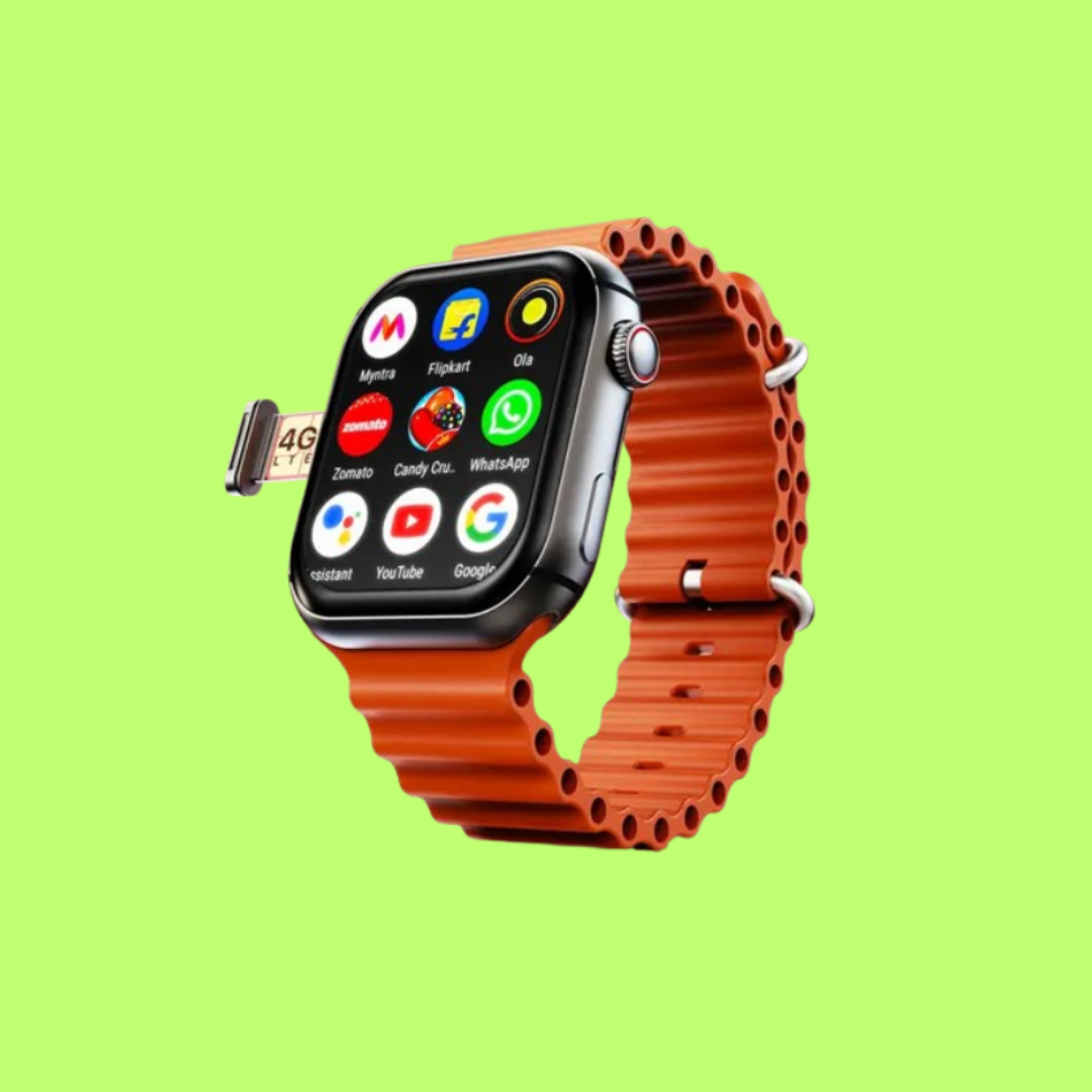 4G LTE Smartwatch with SIM Slot | Android Apps, Calling, GPS & HD Touch Display
