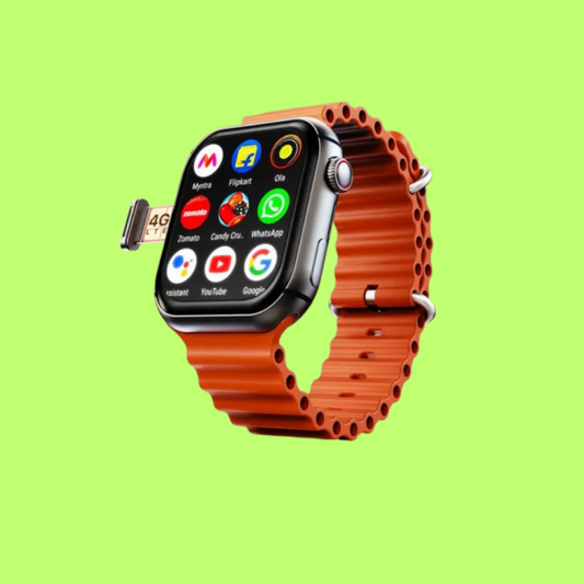 4G LTE Smartwatch with SIM Slot | Android Apps, Calling, GPS & HD Touch Display