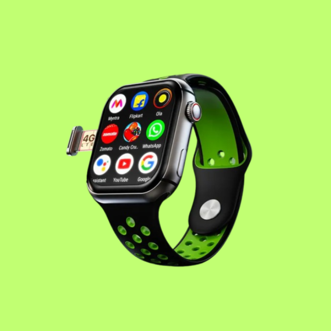 4G LTE Smartwatch with SIM Slot | Android Apps, Calling, GPS & HD Touch Display