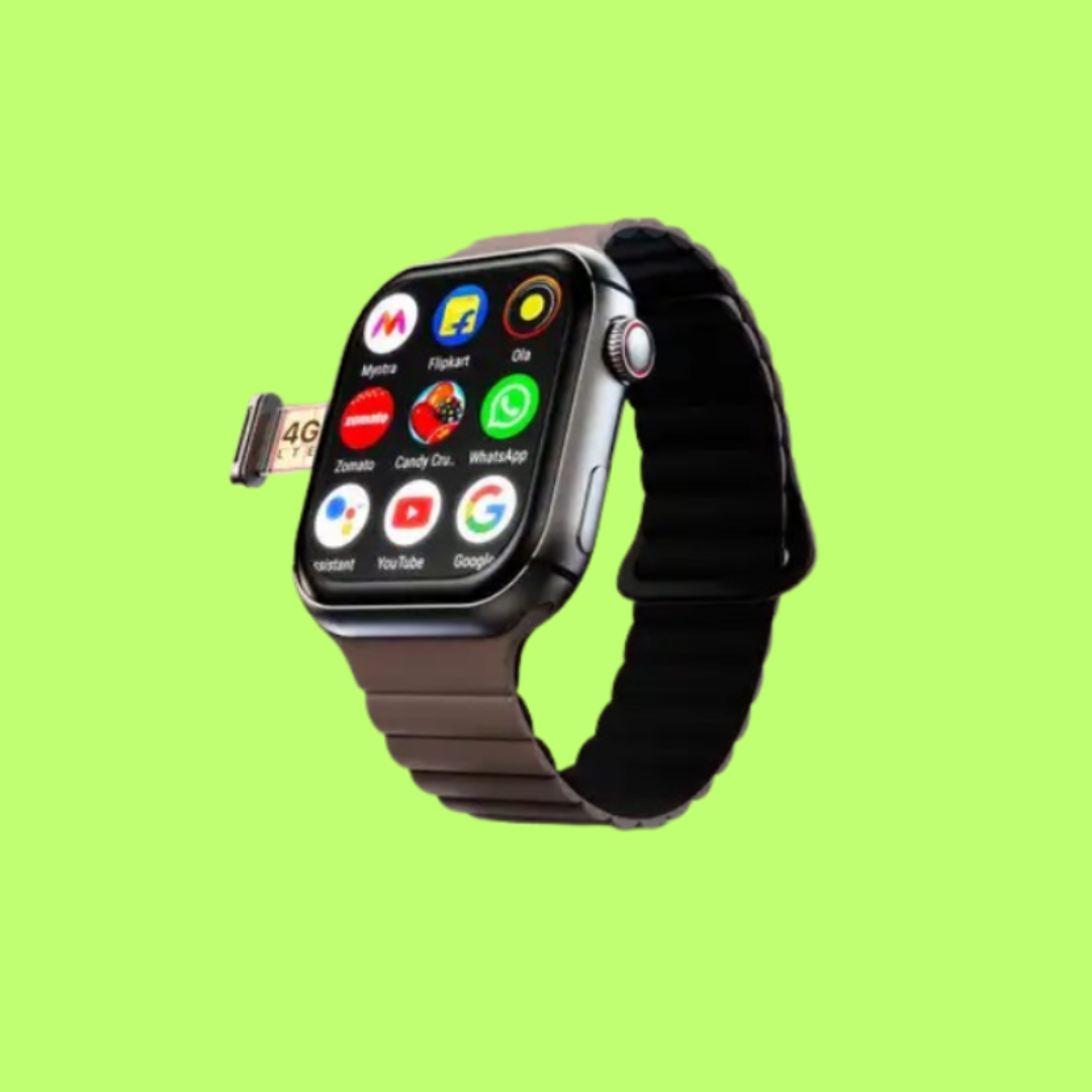 4G LTE Smartwatch with SIM Slot | Android Apps, Calling, GPS & HD Touch Display